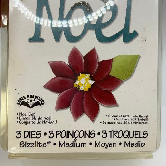 SIZZIX Noel Set 3 Dies 658033 Karen Burniston Embellishing Tips - Picture 7 of 11